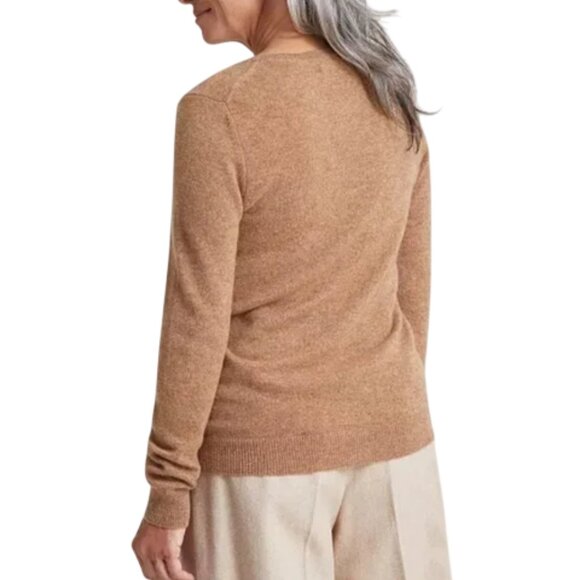 Charter Club Cashmere sweater tan women's size L - Picture 3 of 7